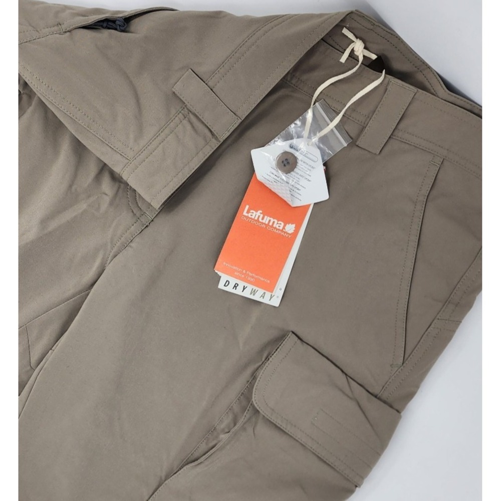NEW Lafuma DRYWAY™  Cargo Shorts Women's Size 12  Khaki 9" Stretch‎ NWT